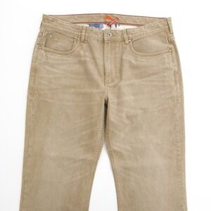 Tommy Bahama Mens Soleil Bay Relaxed Fit Pants Khaki Brown 38W / 30" Inseam